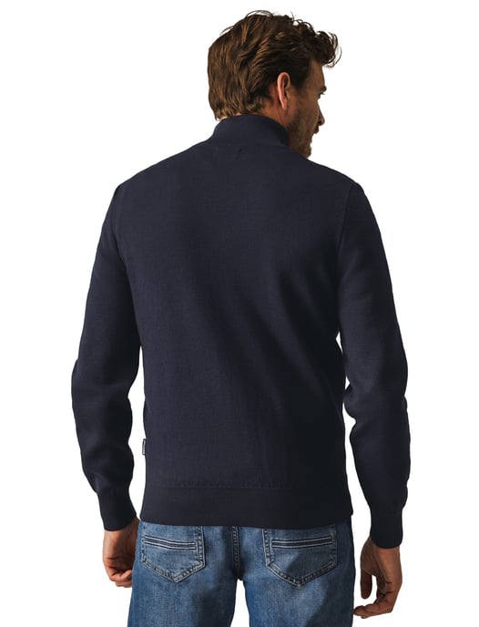 vest State of Art Regular Fit donkerblauw - Image 2