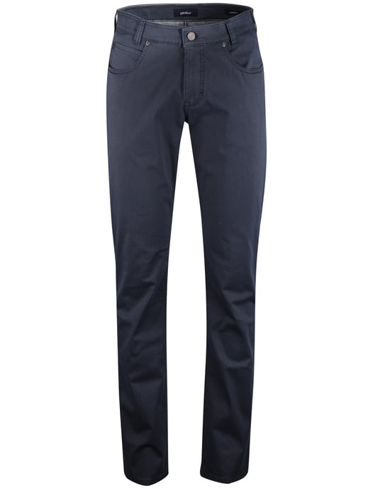 Gardeur pantalon flatfront donkerblauw katoen normale fit - Image 1