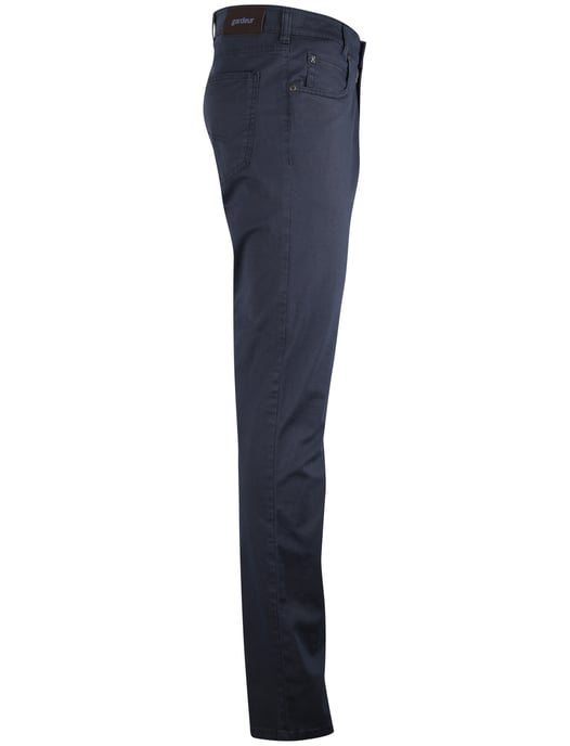 Gardeur pantalon flatfront donkerblauw katoen normale fit - Image 3
