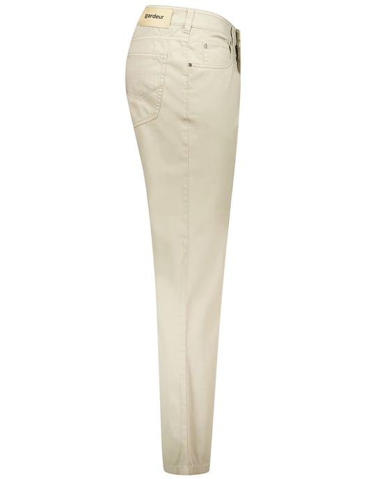 5-pocket broek Gardeur beige katoen - Image 3
