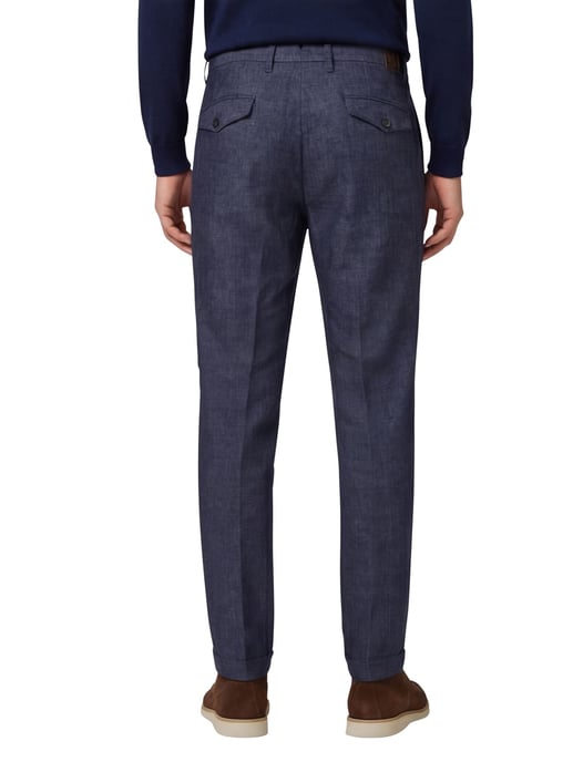 Gardeur Pantalon katoen donkerblauw flatfront katoen - Image 2