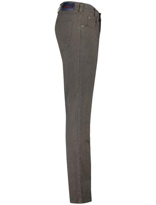 Gardeur Bill 5-pocket pantalon groen gemêleerd katoen modern fit - Image 3