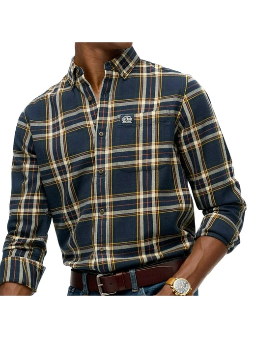Overshirt Superdry donkerblauw - Image 3