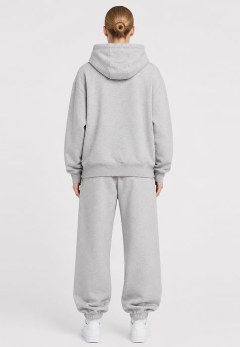 Nike Womens Oversized Phoenix Pullover Hooded Tracksuit in Grey - Image 2
