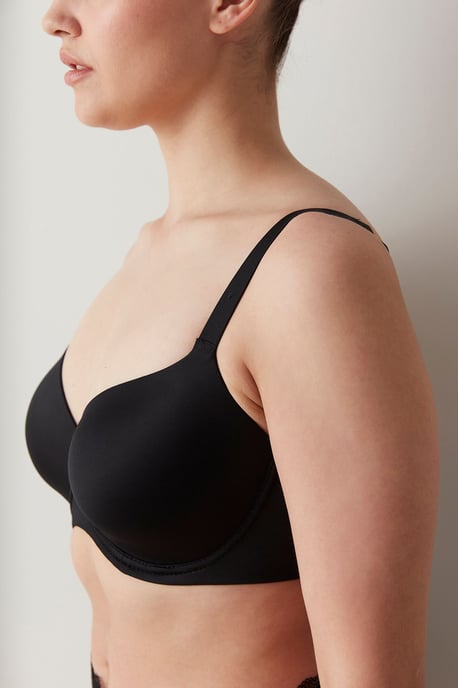 Solid Underwired Jersey Bra - Image 2