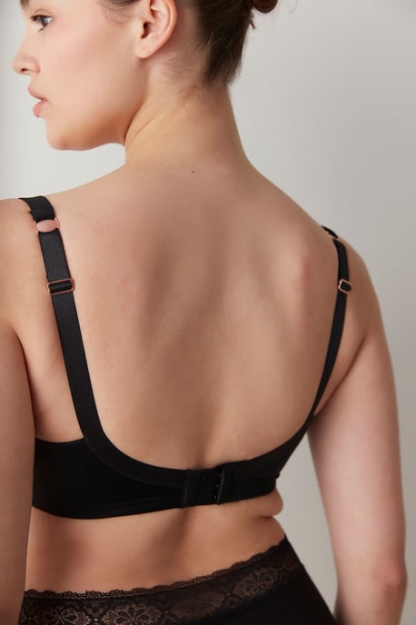 Solid Underwired Jersey Bra - Image 3