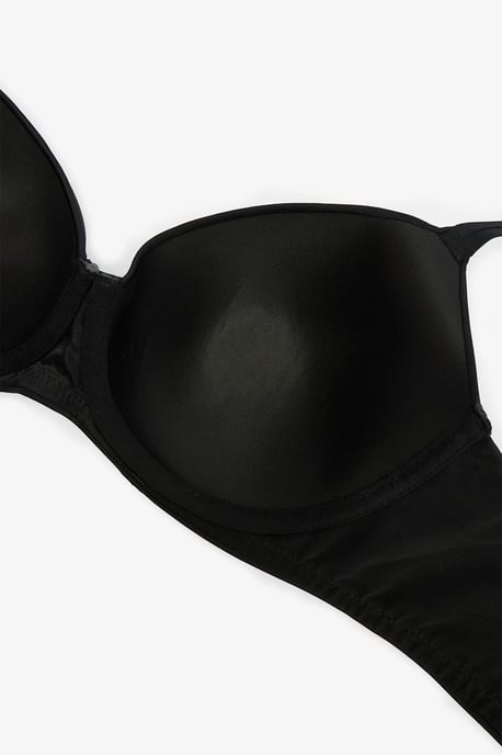 Solid Underwired Jersey Bra - Image 5