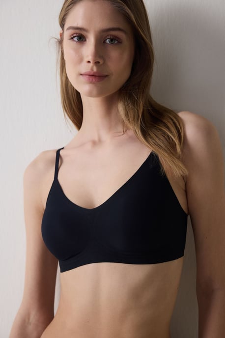 Ribbad Stickad Bralette - Image 4