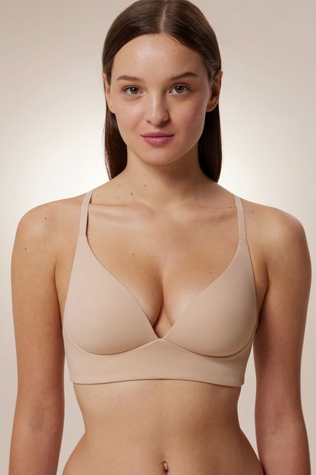 Stickad Bralette med krok-och-öga-stängning - Image 1