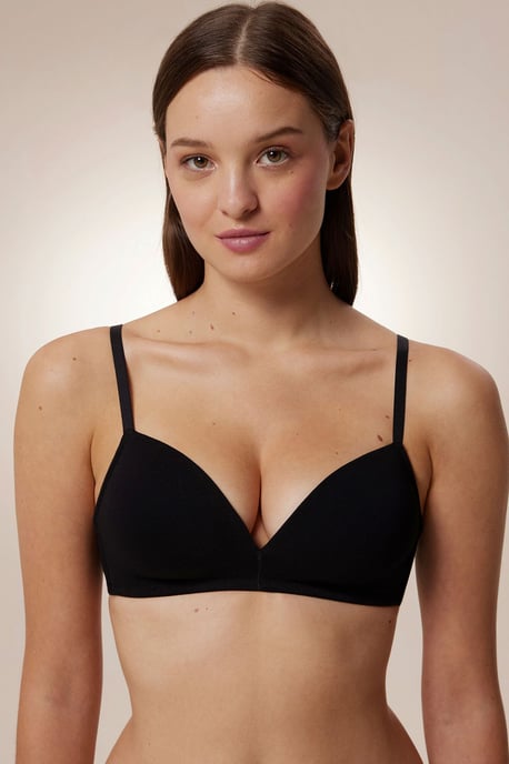 Katoenen Jersey Bralette met Verstelbare Bandjes - Image 1