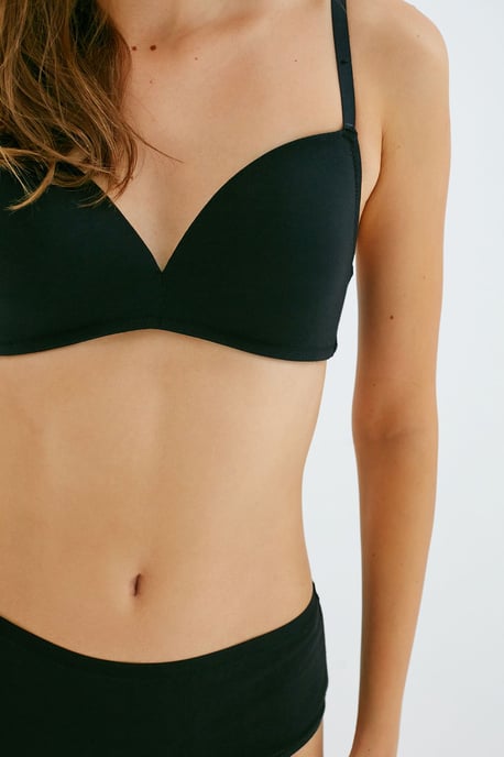 Katoenen Jersey Bralette met Verstelbare Bandjes - Image 5