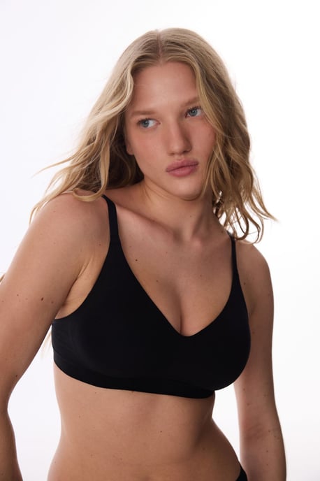 Klassisk Lyocell Jersey Bralette i Bomull - Image 1