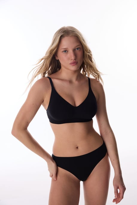 Klassisk Lyocell Jersey Bralette i Bomull - Image 2