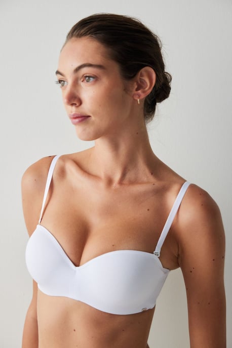 Strapless Gevoerde Jersey Beha - Image 2