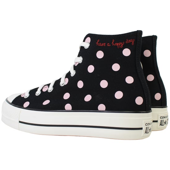 Converse Chuck Taylor All Star Lift Hi Womens Black Plimsolls - Image 3