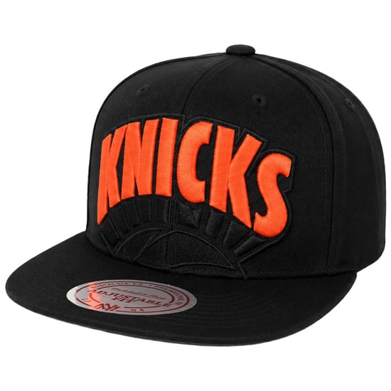 Mitchell & Ness NBA New York Knicks Cropped XL HWC Black Cap - Image 1