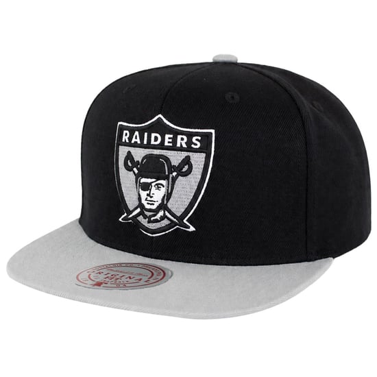 Mitchell & Ness NFL Oakland Raiders Team 2-Tone Black/Grey Cap - Image 1