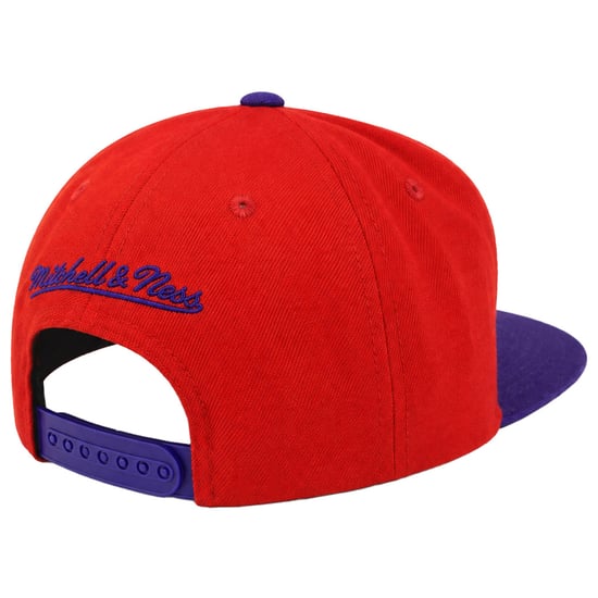 Mitchell & Ness NBA Toronto Raptors Wool 2 Tone Red/Purple Cap - Image 2