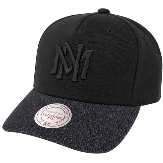 Mitchell & Ness Denim Visor Black Cap - Image 1