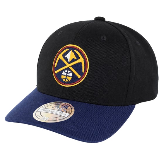 Mitchell & Ness NBA Denver Nuggets 2-Tone 110 Black/Navy Cap - Image 1
