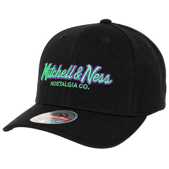 Mitchell & Ness NBA Milwaukee Bucks Nitro Wave Redline Black Cap - Image 1