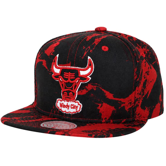Mitchell & Ness NBA Chicago Bulls Down For All Black/Red Cap - Image 1