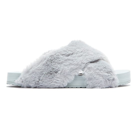 Toms Pantoffel 10016798 susie eva mid grey faux fur - Image 5