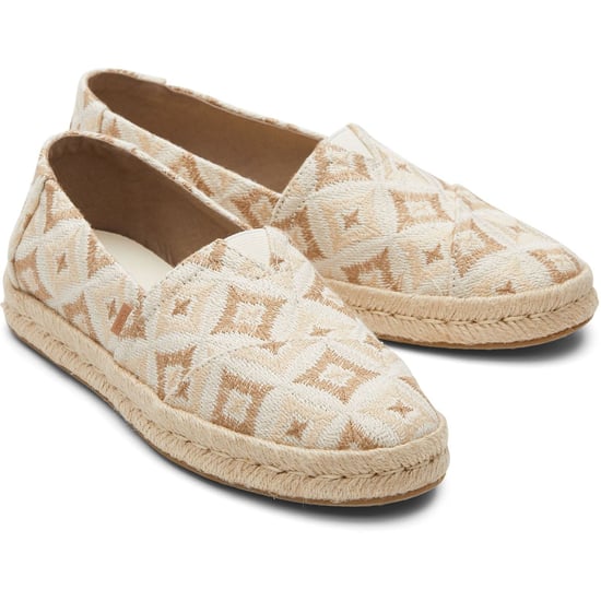 TOMS Alpargata Rope 2.0 Polyester Women's Natural Geo Espadrilles - Image 1