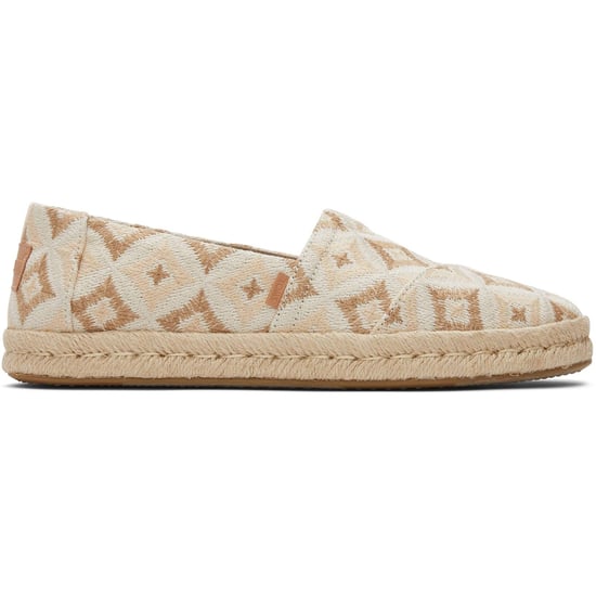 TOMS Alpargata Rope 2.0 Polyester Women's Natural Geo Espadrilles - Image 5