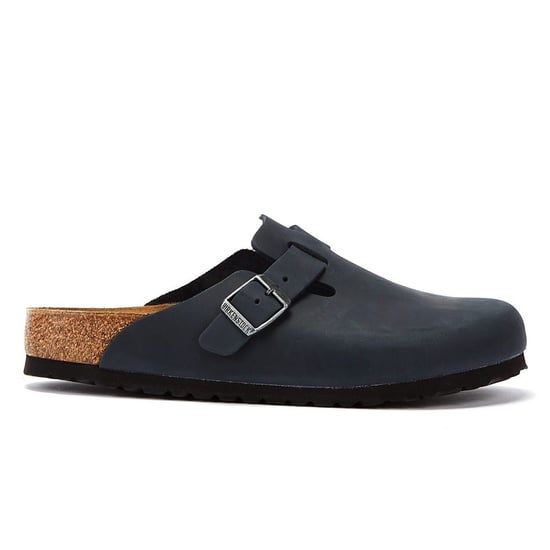 Birkenstock Boston Oiled Nubuck Black Clogs - Image 4