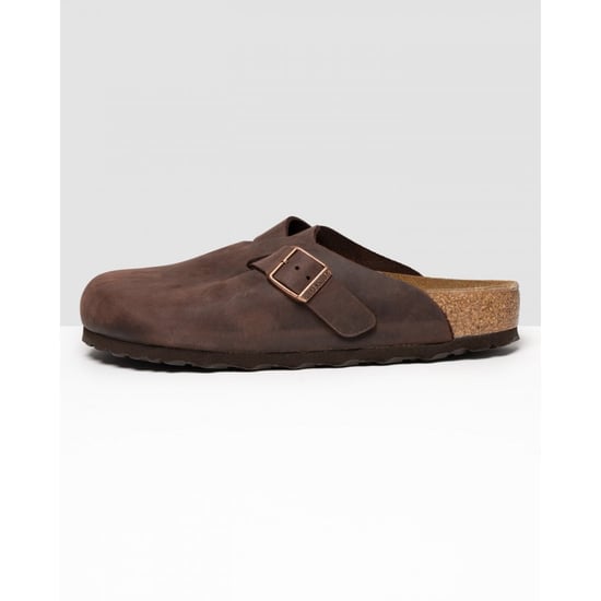 Men's Birkenstock Boston Leather Sandals in Brown - Image 3