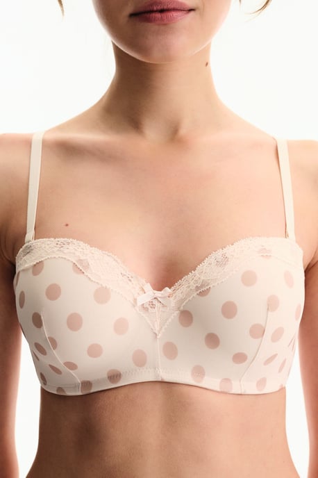 Polka Dot Underwire Bra - Image 3