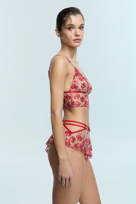 Blommig Spets-Bralette - Image 5