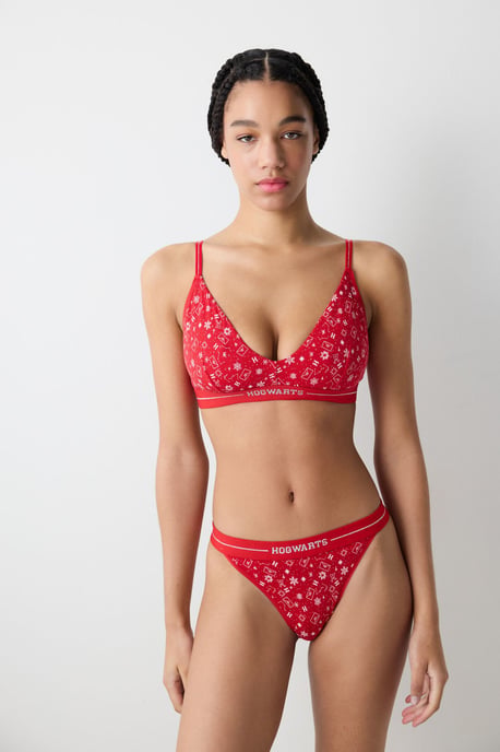 Geometrisk Stickad Bralette - Image 1