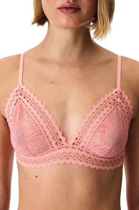 Leopard Lace Underwire Bralette - Image 2