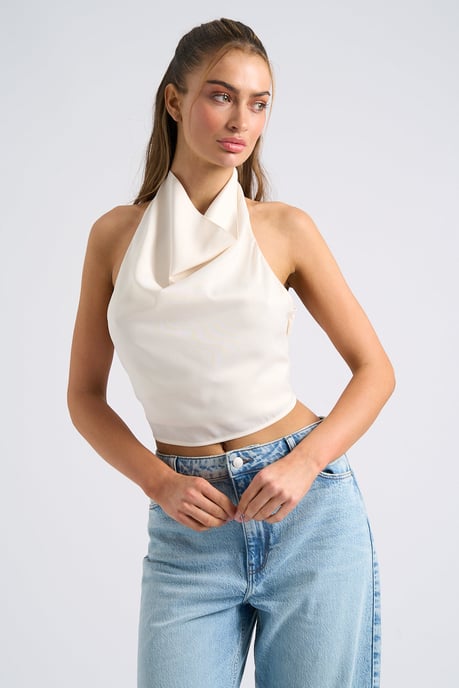 Halter Cowl Neck Top - Image 2