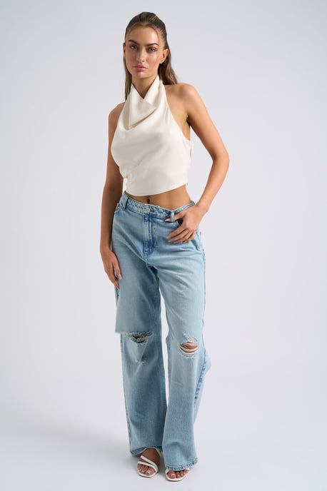 Halter Cowl Neck Top - Image 3