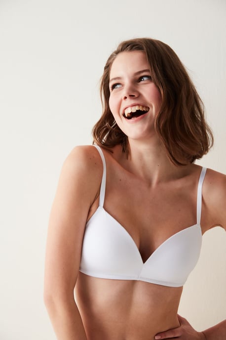 Cotton Jersey Push-up Bra - Image 3