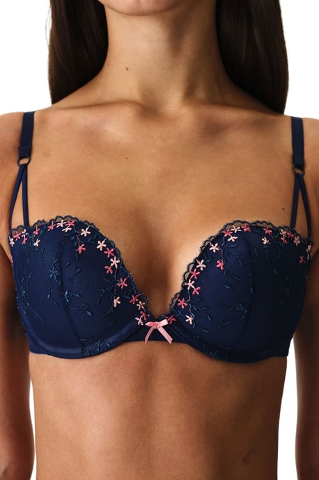 Broderad spets-bh med push-up-effekt - Image 2