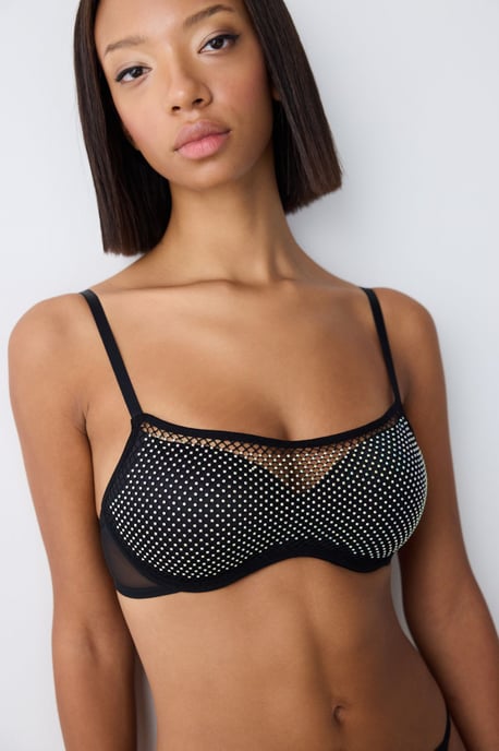 Prickig Push-Up BH med Stendetalj - Image 2