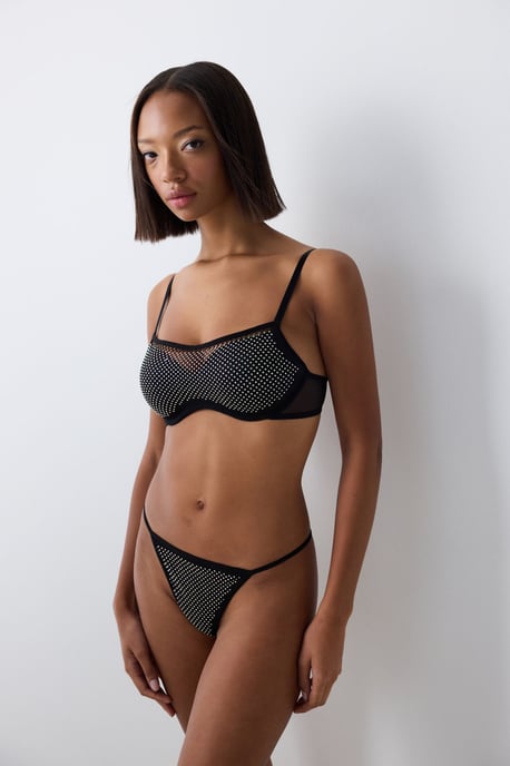 Prickig Push-Up BH med Stendetalj - Image 3