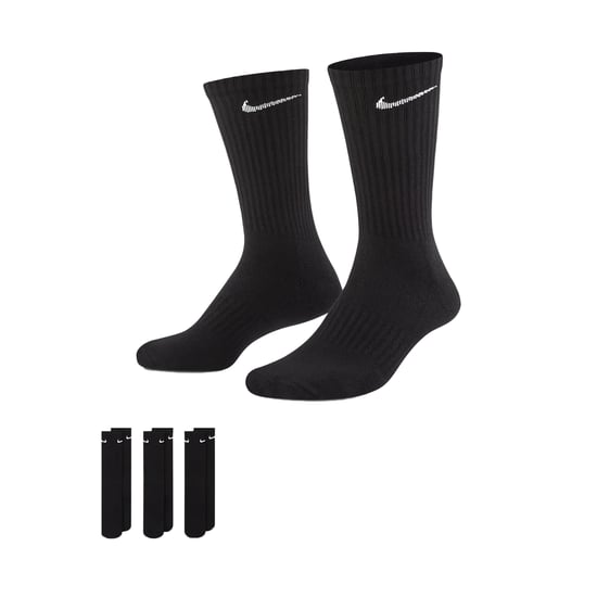 Nike SX7664 Mens Crew Socks Everyday Cushioned 3 Pack Dri-Fit Trainers Socks - Image 3