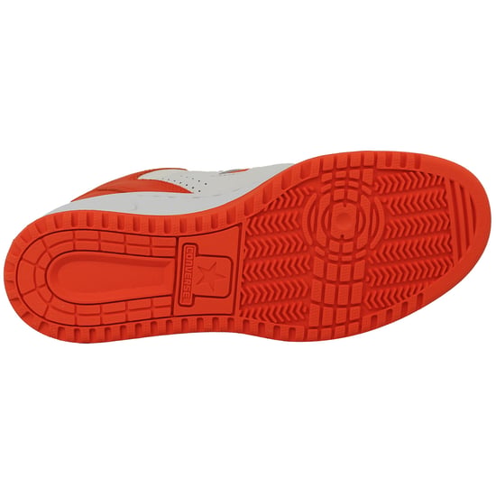 Converse Weapon Mid Unisex White/Orange Trainers - Image 5