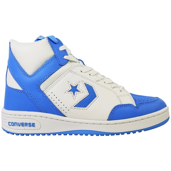 Converse Weapon Mid Unisex White/Blue Trainers - Image 1