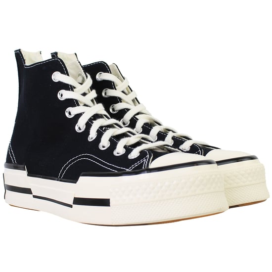 Converse Chuck 70 Plus Hi Unisex Black Plimsolls - Image 2