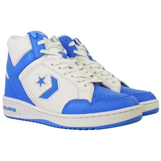 Converse Weapon Mid Unisex White/Blue Trainers - Image 2