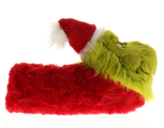 Grinch Mens Slippers Grinch Novelty M Christmas Character Red Green - Image 2