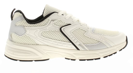 SURGE Mens Trainers Rev Lace Up white silver - Image 2