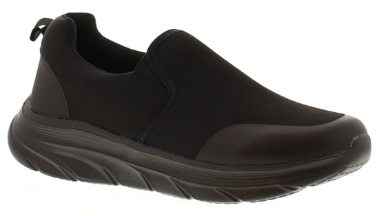 Focus Mens Trainers Jersey Textile Upper Wilkie Slip On black - Image 1
