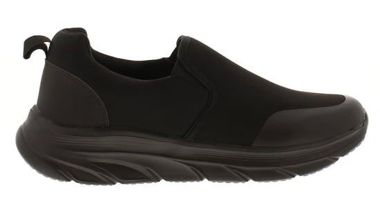 Focus Mens Trainers Jersey Textile Upper Wilkie Slip On black - Image 2